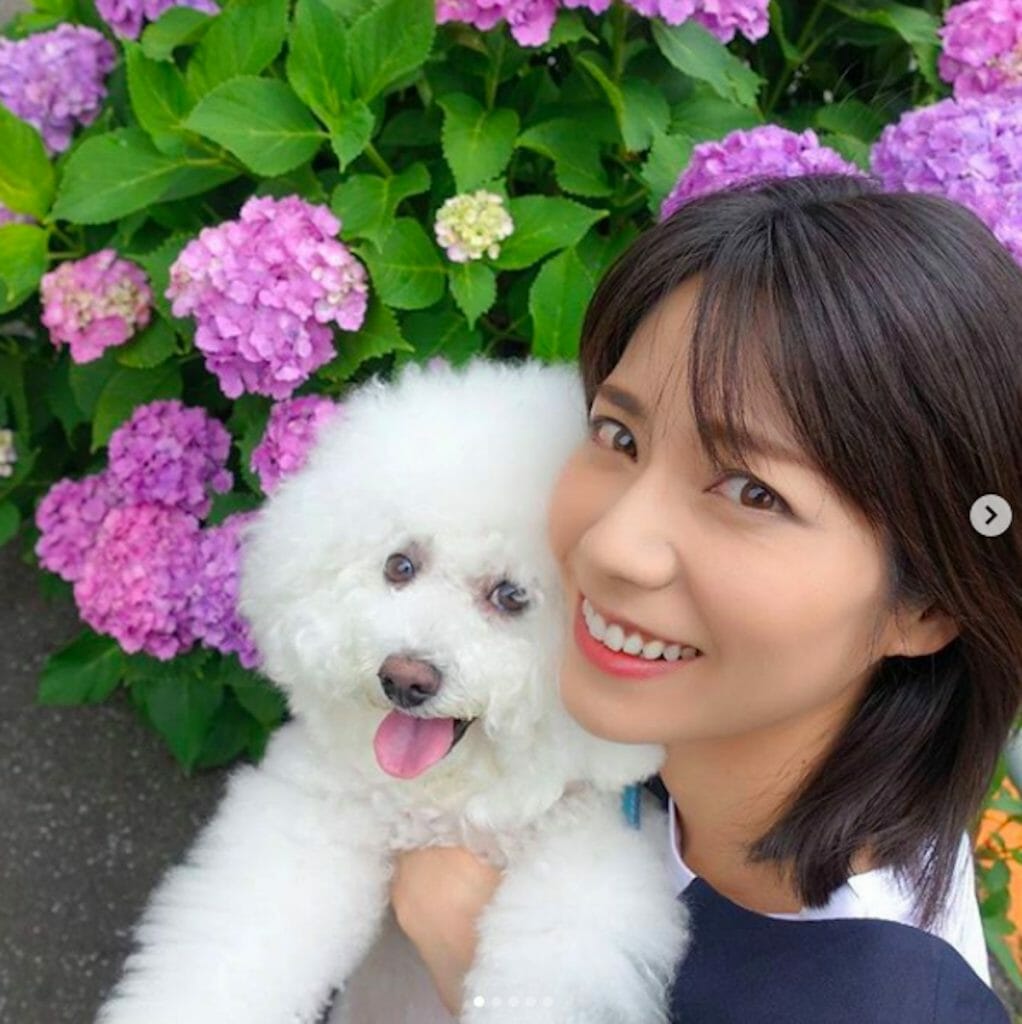 松下奈緒 レオも私も癒されました 愛犬とのツーショットが眩しい 美しすぎ と話題 Coconuts