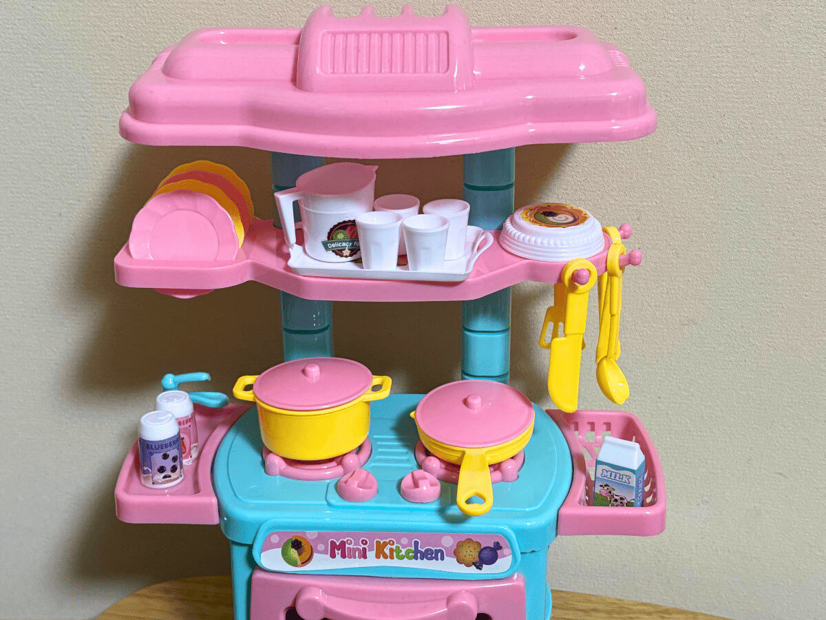 Temu「ミニプレイハウスキッチンセット」レビュー