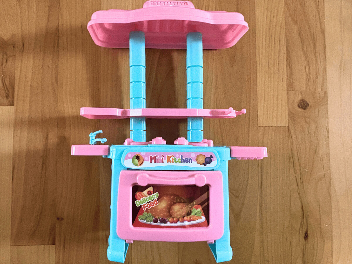 Temu「ミニプレイハウスキッチンセット」レビュー