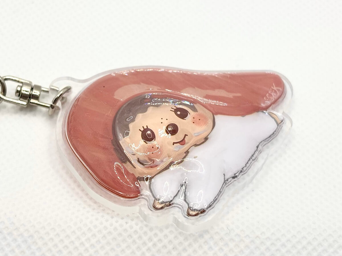 ガチャガチャ「お寿司もんちっち ぷっくりアクリルキーホルダー」