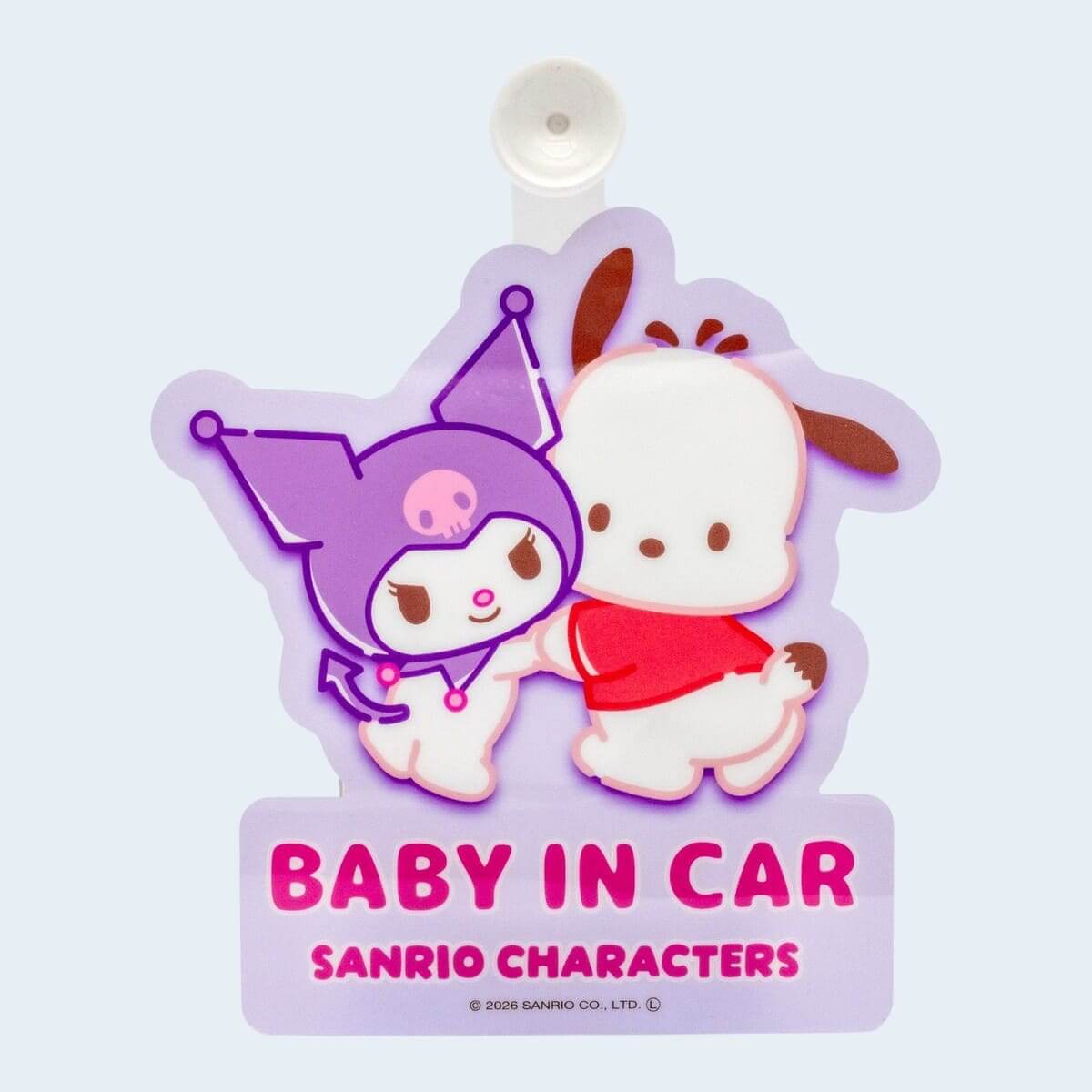サンリオキャラクターデザインの「カーステッカー(吸盤式)」