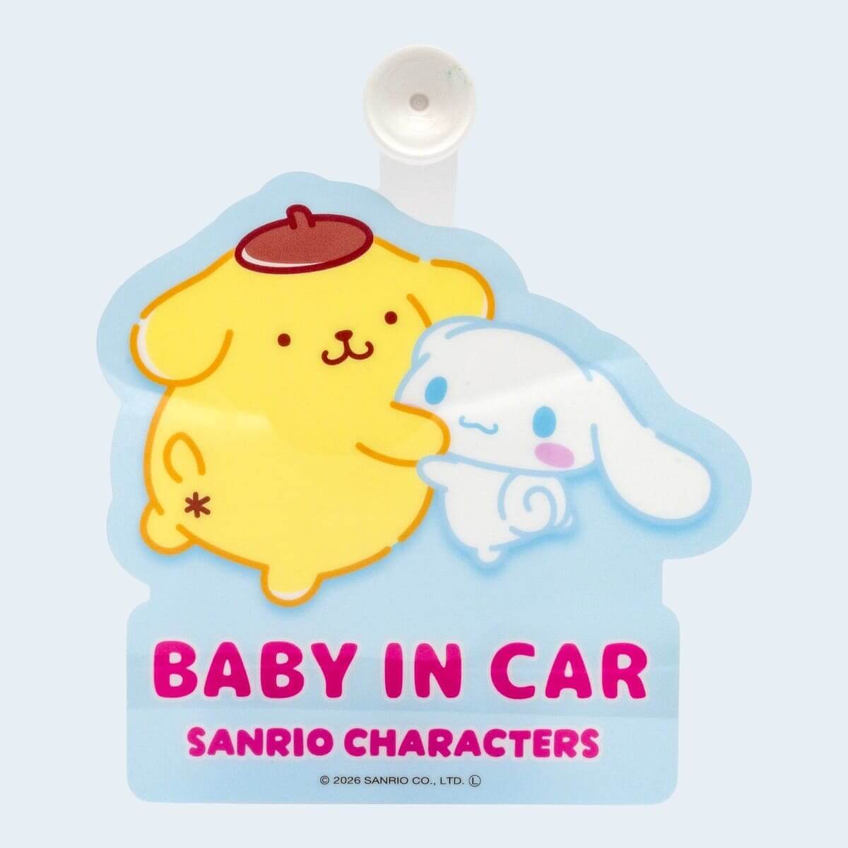 サンリオキャラクターデザインの「カーステッカー(吸盤式)」