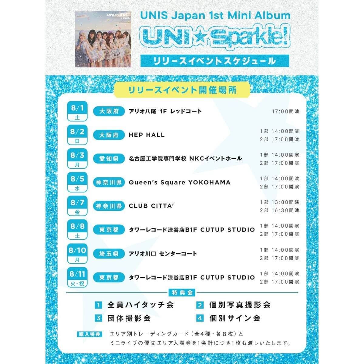 Japan 1st Mini Album『UNI☆Sparkle!』